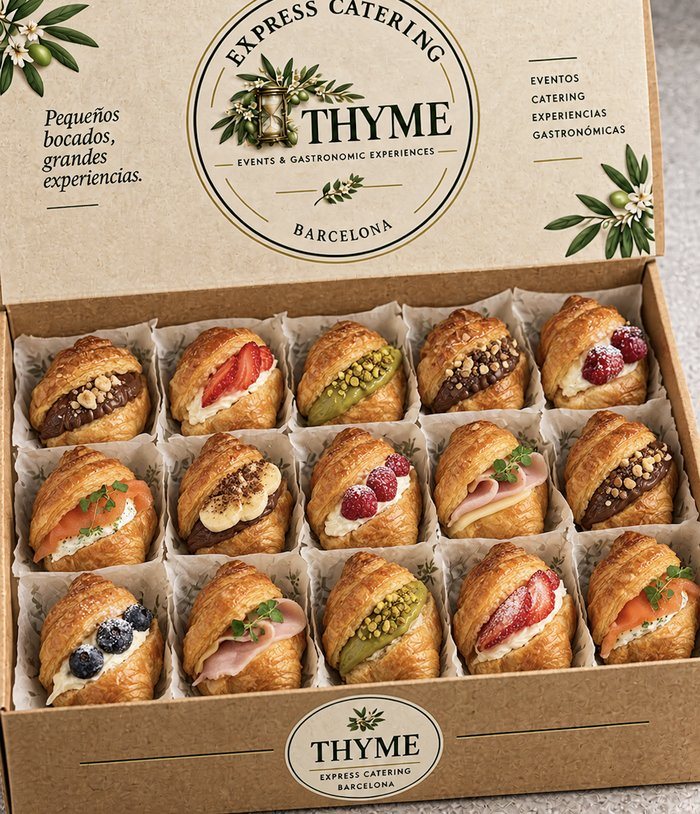 Mini croissants de THYME