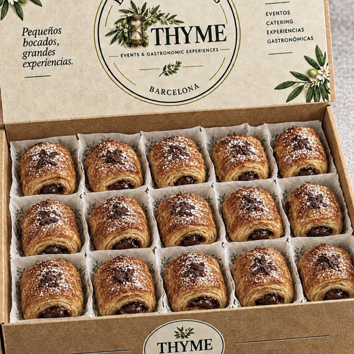 Mini napolitanas de chocolate de THYME