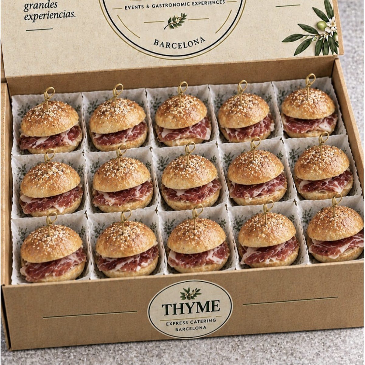 Mini pulgas de jamón de THYME