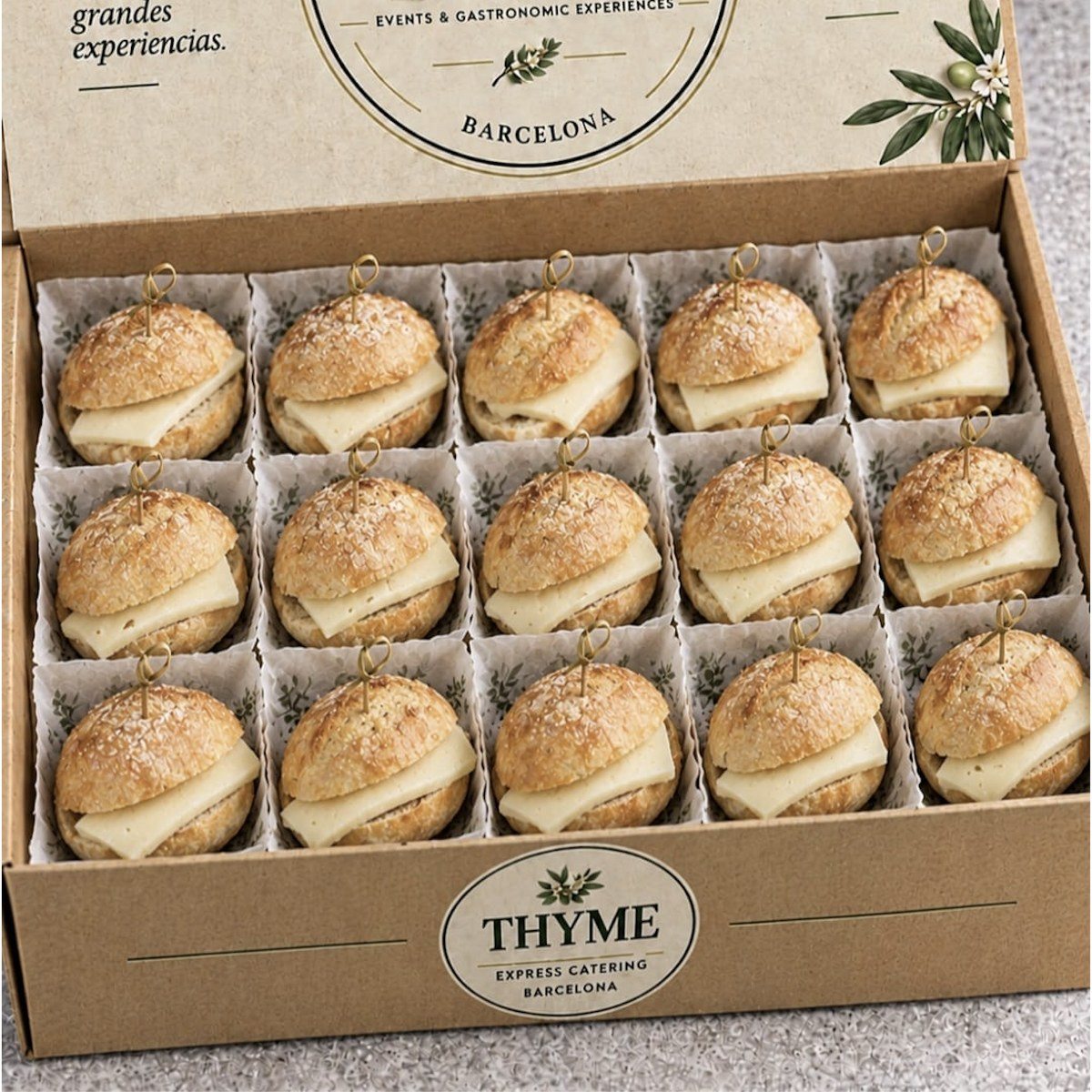 Mini pulgas de queso de THYME